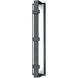 Crossroads 2 Light 24 inch Charcoal Black Outdoor Sconce