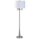Gemma 63 inch 150.00 watt Silver Floor Lamp Portable Light