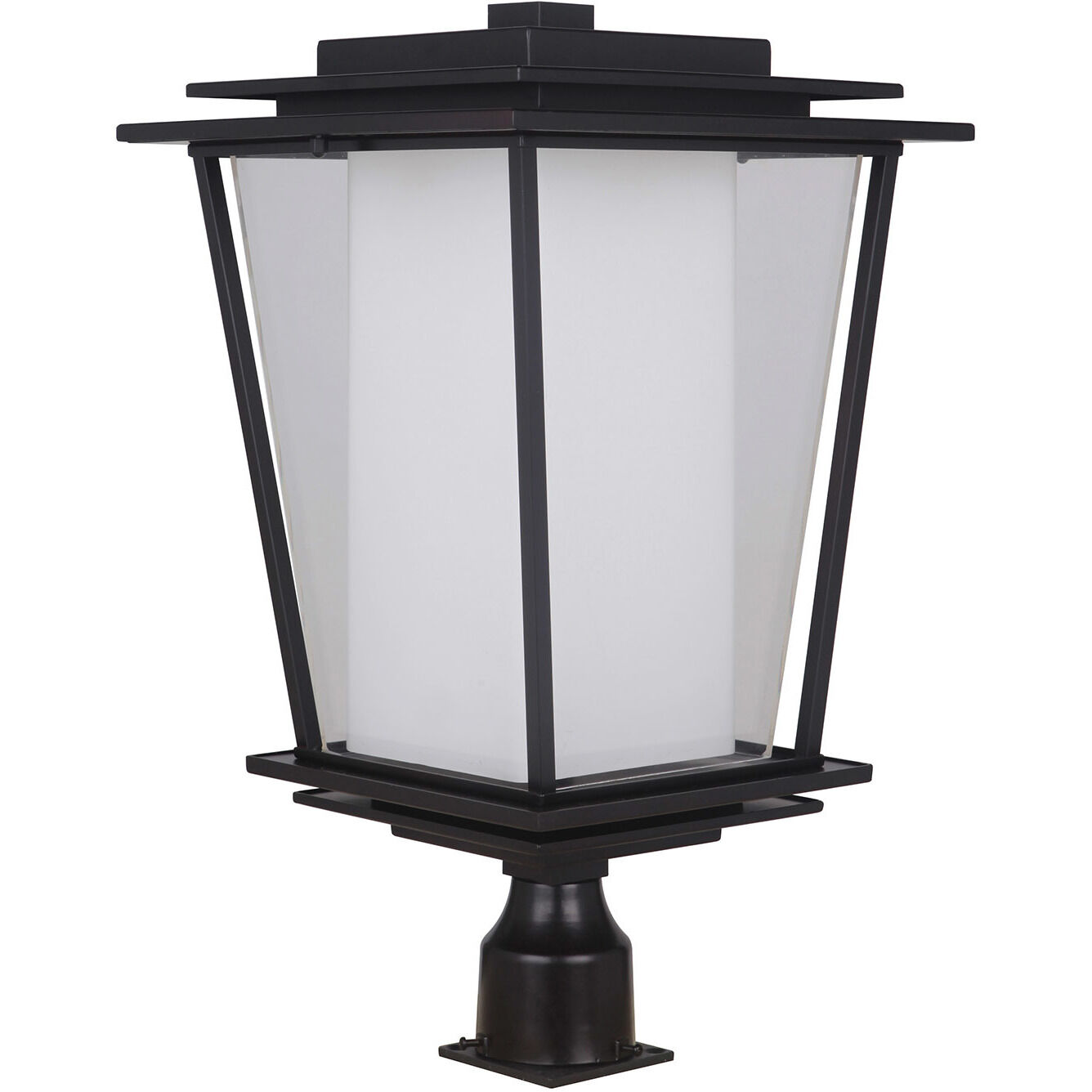 Neyland 2 Light Oiled Bronze Outdoor Outdoor Post Mount