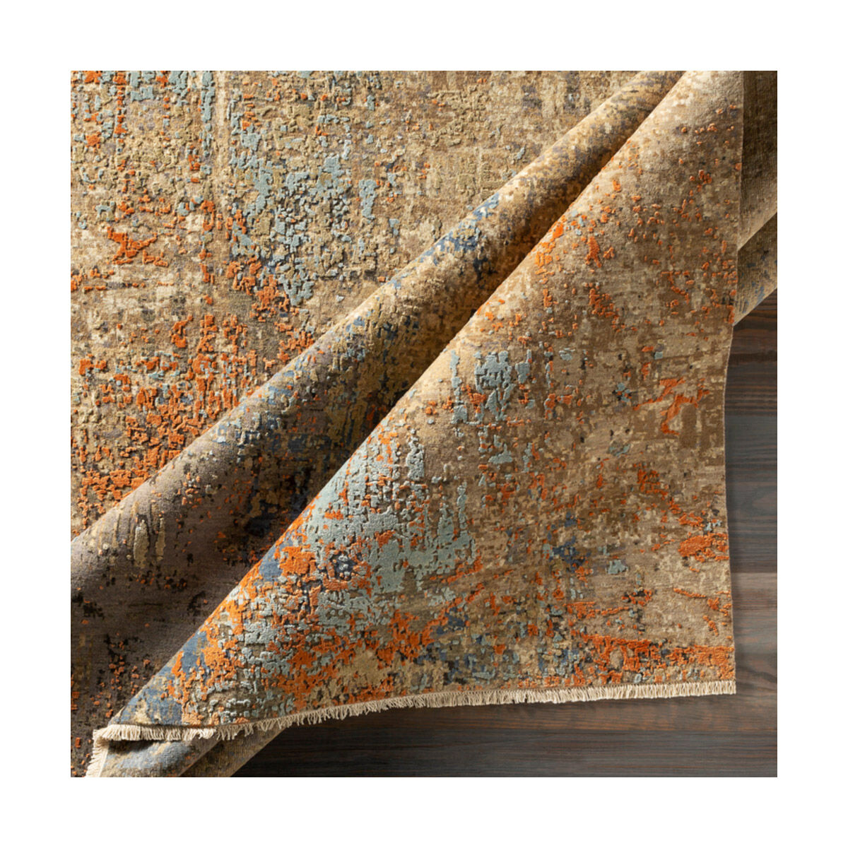 Colaba 36 X 24 inch Olive Rug in 2 x 3, Rectangle