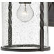 Casa Outdoor Wall Mount Lantern in Clear, Medium