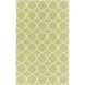 Juniper 63 X 39 inch Grass Green, Khaki Rug