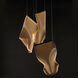Rinkle LED 15.75 inch Polished Chrome Multi-Light Pendant Ceiling Light