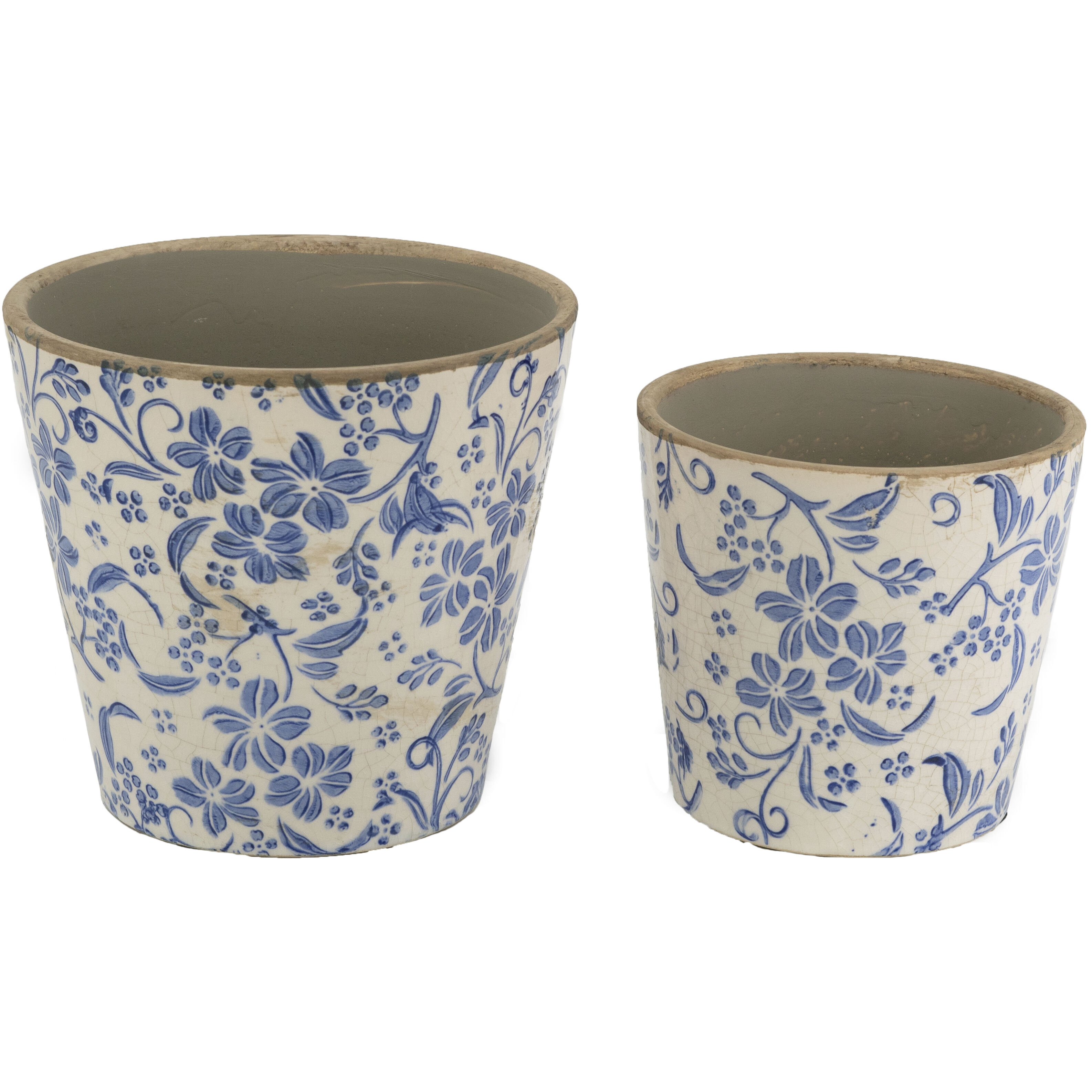 Anita Blue/White Planter