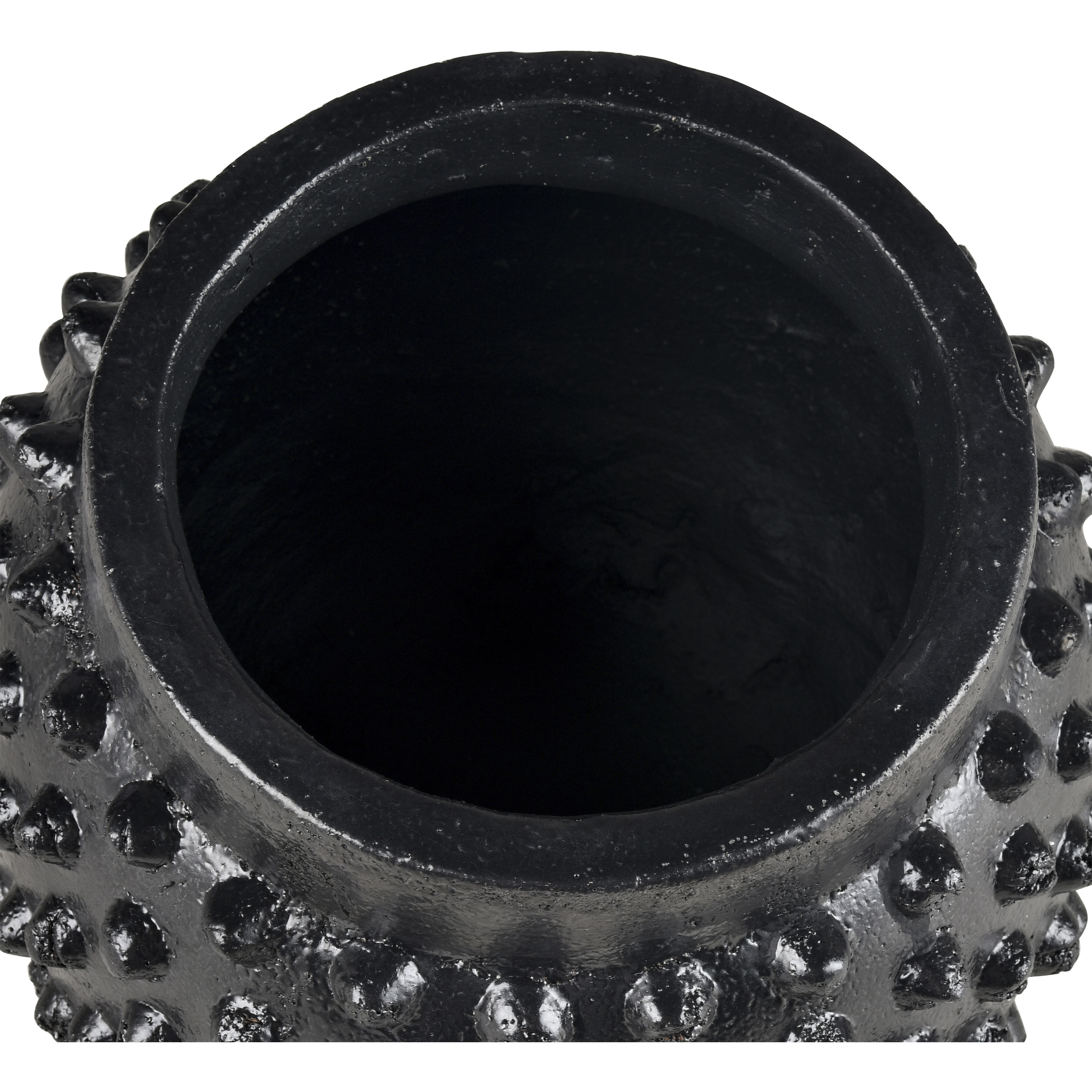 Dorus 10.25 X 9 inch Vase in Black