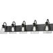Emma 5 Light 42 inch Ebony Bath Vanity Wall Light