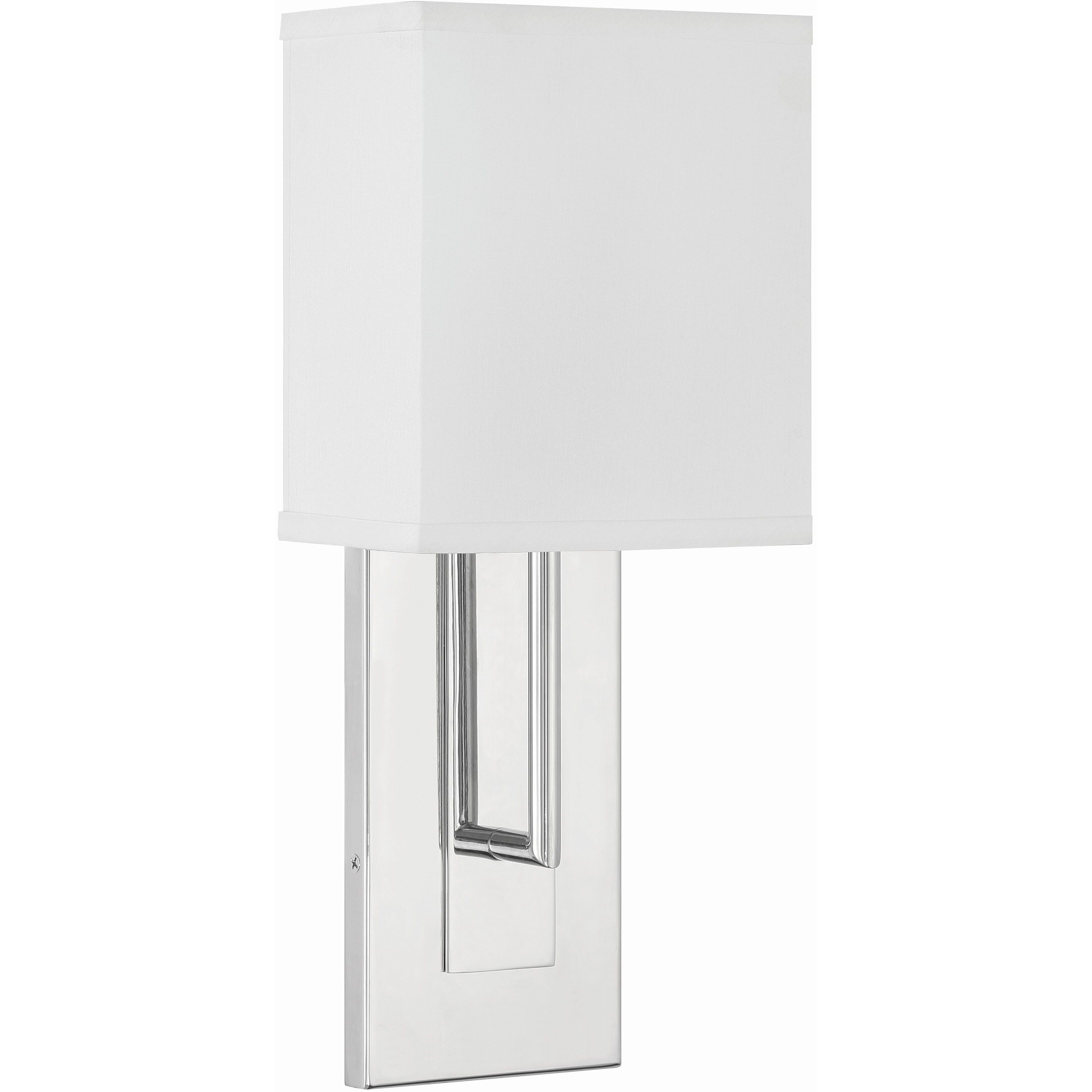Brent Bath Sconce Wall Light in Polished Nickel