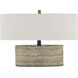 Innkeeper 18.5 inch 100 watt Rustic Gray Table Lamp Portable Light