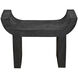 Kazuo 19.5 inch Burnt Black Stool