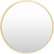 Carmen 40 X 40 inch Gold Mirror, Round