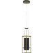 Levitation LED 6.5 inch Soft Brass And Sand Coal Mini Pendant Ceiling Light