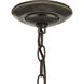 Bravo 3 Light 23 inch Antique Bronze Chandelier Ceiling Light