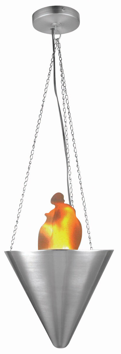 Flame 1 Light 12.00 inch Pendant