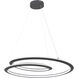 Infinite LED Sand Black Pendant Ceiling Light