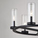 Grantley LED 26 inch Matte Black Chandelier Ceiling Light