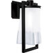 Drape 1 Light 16.5 inch Matte Black Outdoor Wall Sconce