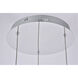 Amherst LED 12 inch Chrome Chandelier Ceiling Light