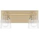Dryden 2 Light 15 inch Champagne Gold Vanity Light Wall Light