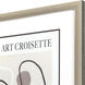 Les Fossiles / Nouveau Gray and Neutral and White and Black Framed Art