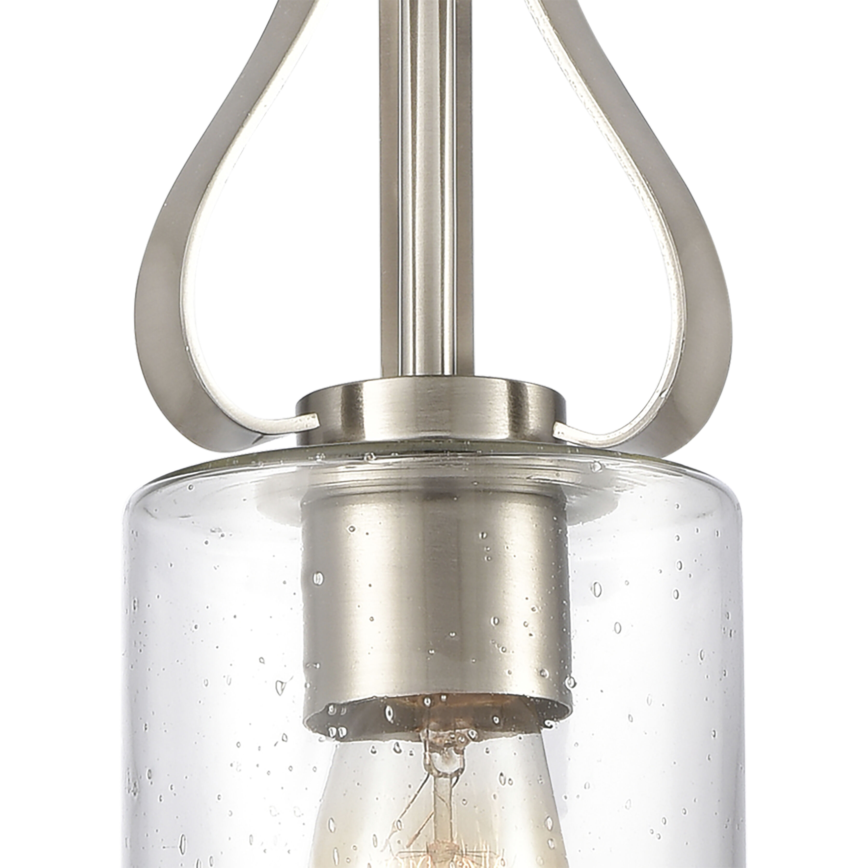 Market Square 1 Light 5 inch Brushed Nickel Mini Pendant Ceiling Light