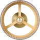 Leilani 1 Light 11 inch Brushed Gold Semi-Flush Mount Ceiling Light