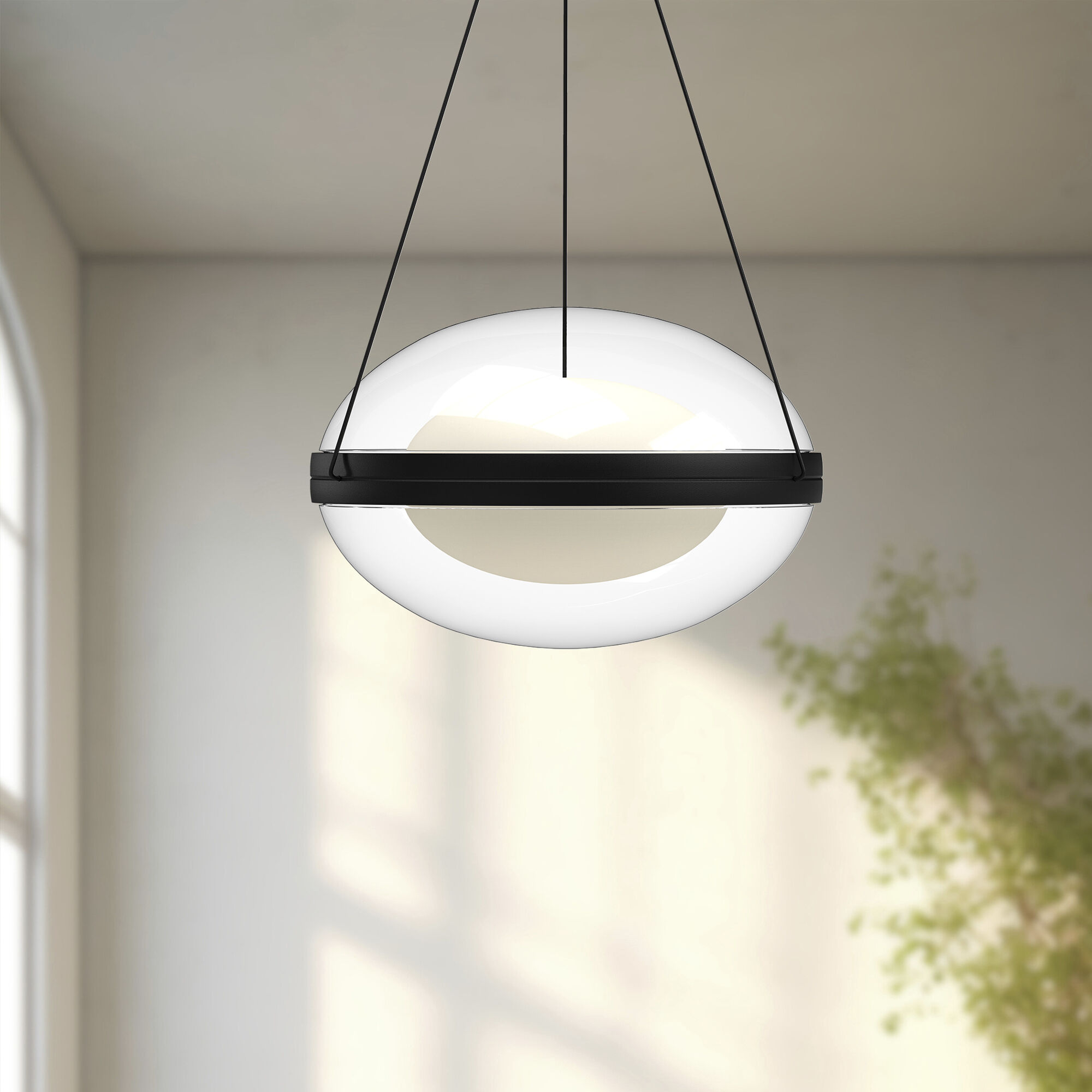 Virgo Pendant Ceiling Light in Black
