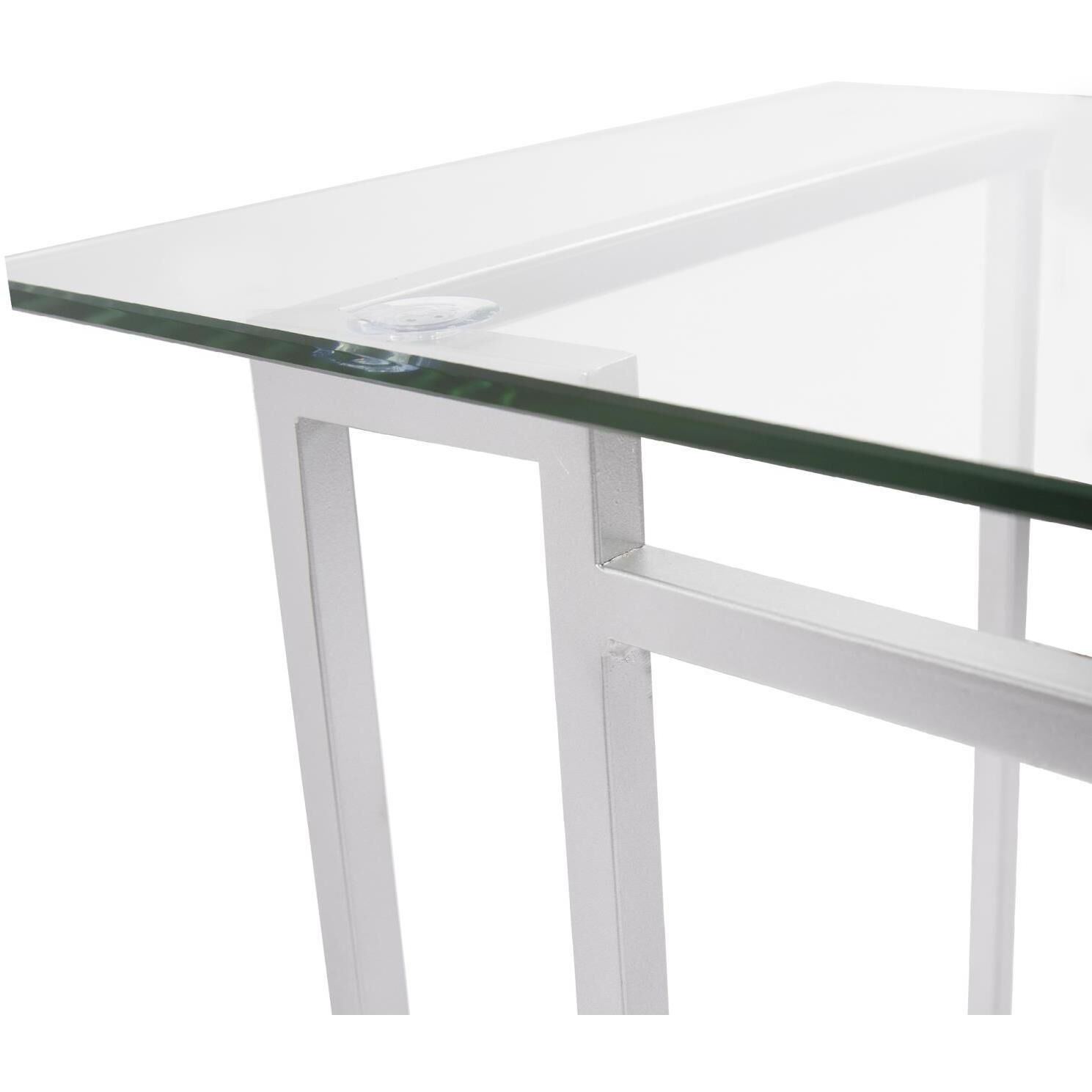 Stanton 42 inch Silver Console Table