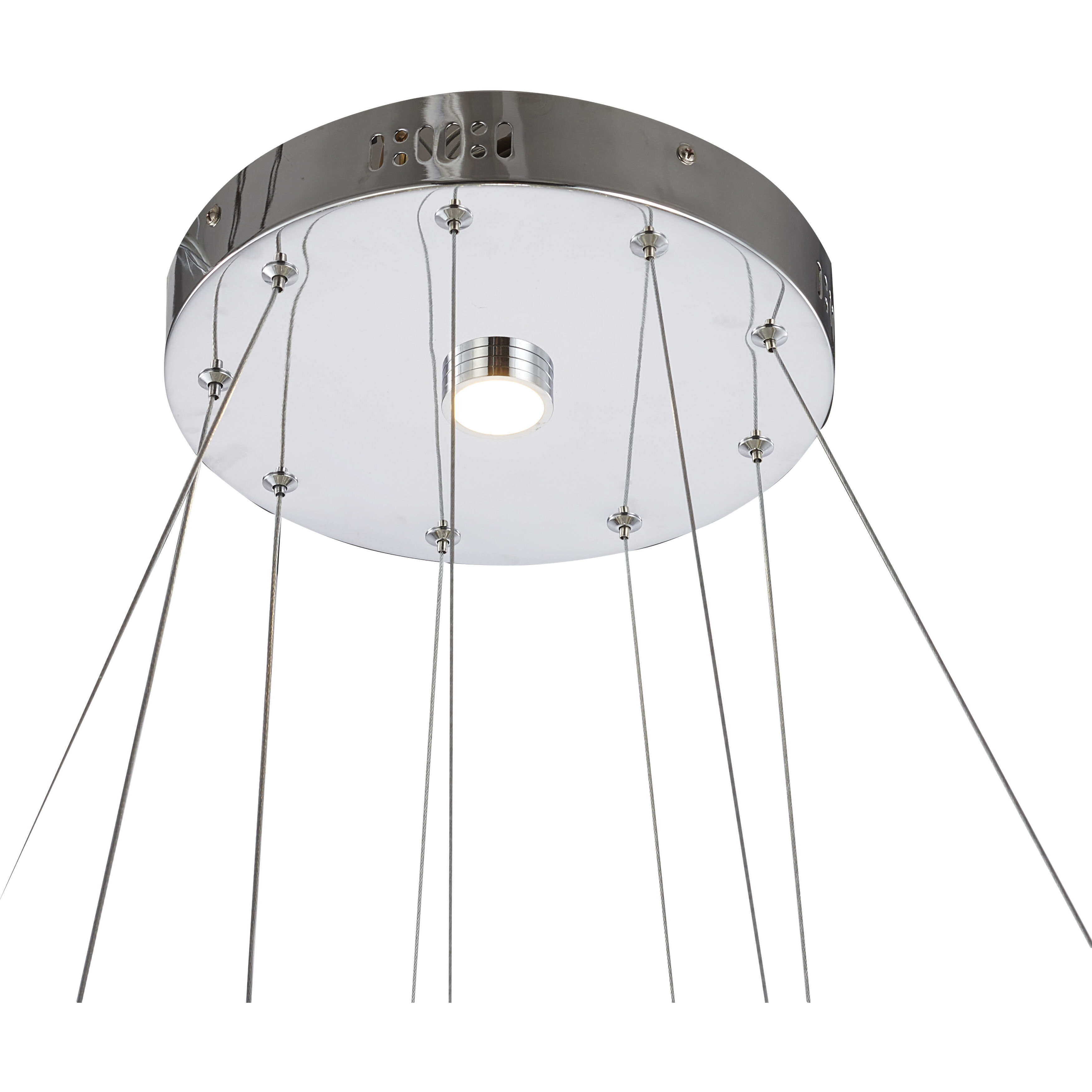 Canada LED 31.5 inch Chrome Chandelier Ceiling Light
