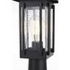 Melvale 1 Light 15.5 inch Black Outdoor Post Light