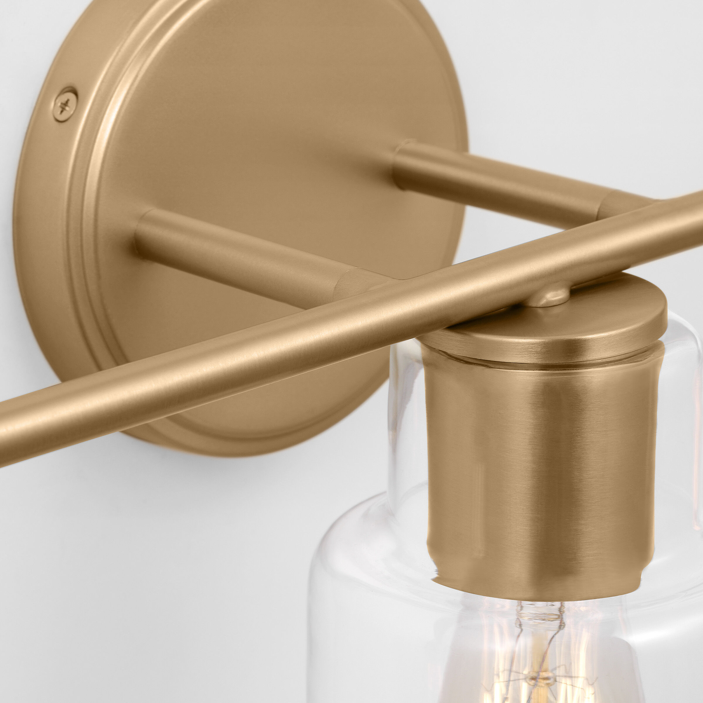 Drew & Jonathan Sayward 3 Light 24 inch Satin Brass Wall Bath Fixture Wall Light