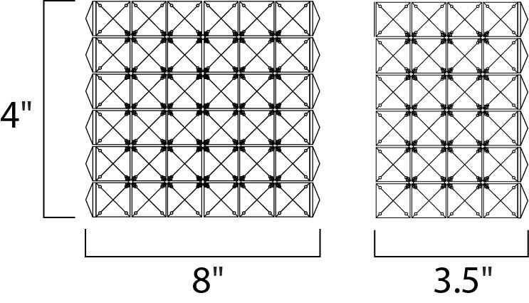 Vision 1 Light 8 inch Polished Chrome ADA Wall Sconce Wall Light