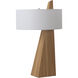 Obelisk 29 inch 9 watt Chestnut Table Lamp Portable Light
