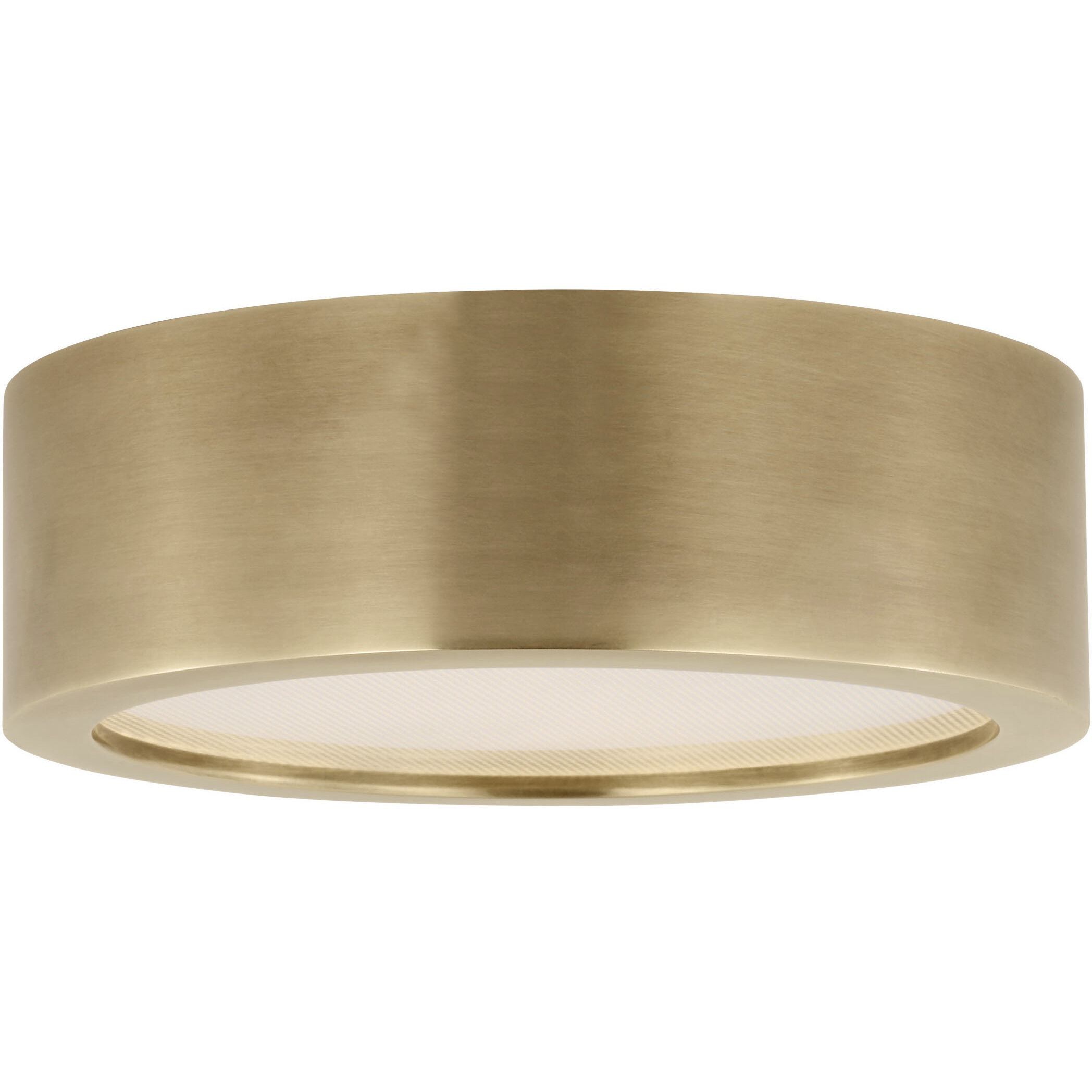 Kelly Wearstler Cerne LED 5 inch Natural Brass Flush Mount Ceiling Light in 277V