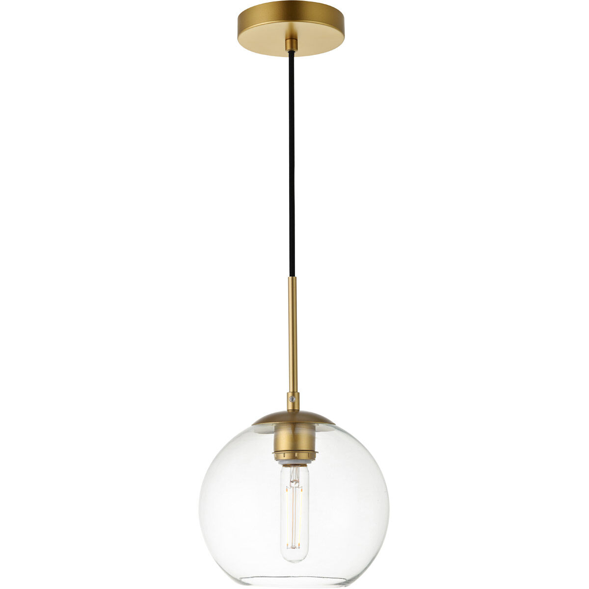 Huntington 1 Light 8 inch Brass Pendant Ceiling Light