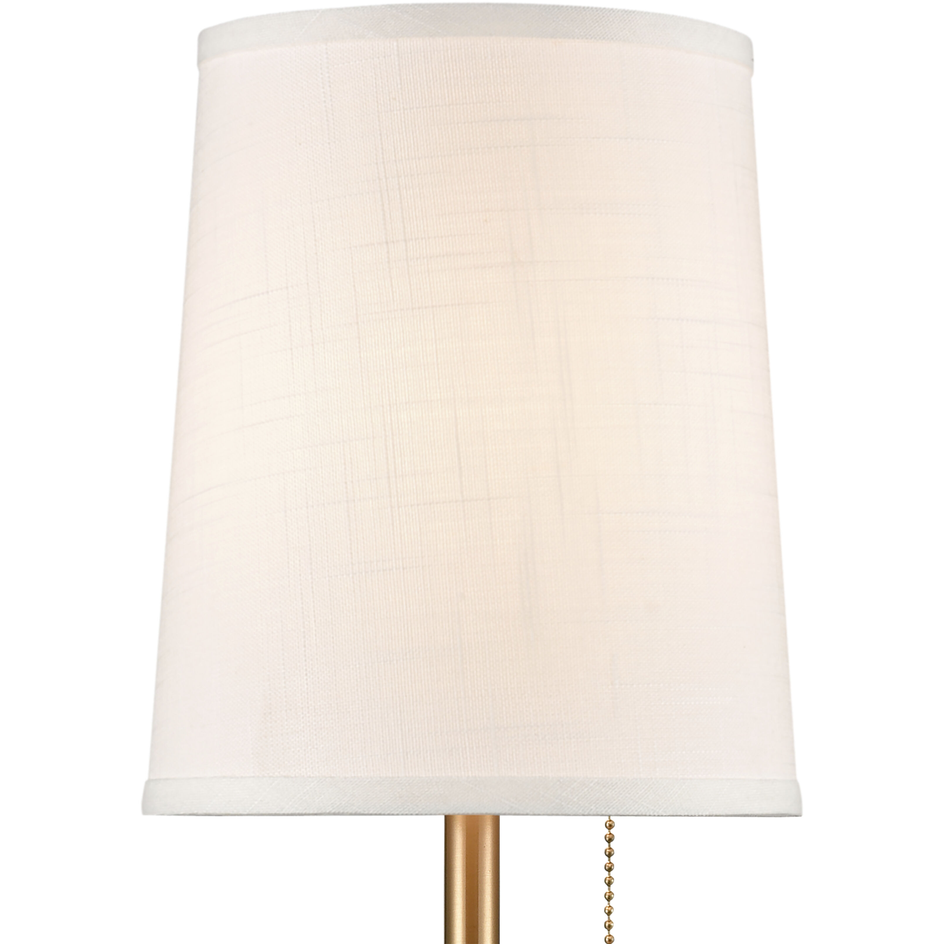 Magda 34 inch 60 watt Aged Brass Buffet Lamp Portable Light