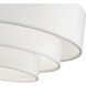Manorwood 4 Light 21 inch Brushed Nickel Semi-Flush Ceiling Light
