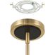Sussex 9 Light 40.25 inch Champagne Gold and Black Chandelier Ceiling Light