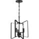 Shayna 3 Light 13 inch Flat Black Convertible Semi Flush Ceiling Light