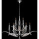 Plume 9 Light 45 inch Silver Chandelier Ceiling Light