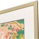 Peacock Paradise II Orange and Green and Red and Pink Framed Art, Propac
