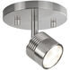 Lyra 1 Light 120V Brushed Nickel Track Light Ceiling Light