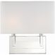 Durham Bath Wall Light in Polished Nickel