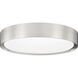Kawan LED 16 inch Brushed Nickel Flush Mount Ceiling Light