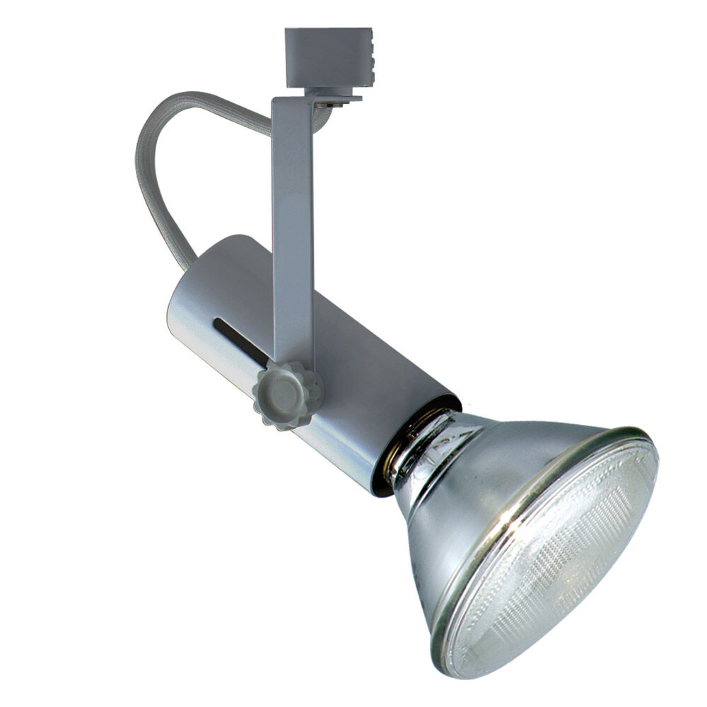 Classic 1 Light 120V Satin Chrome Track Lighting Ceiling Light