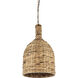 Campanile 16 inch Brown Pendant Light Ceiling Light