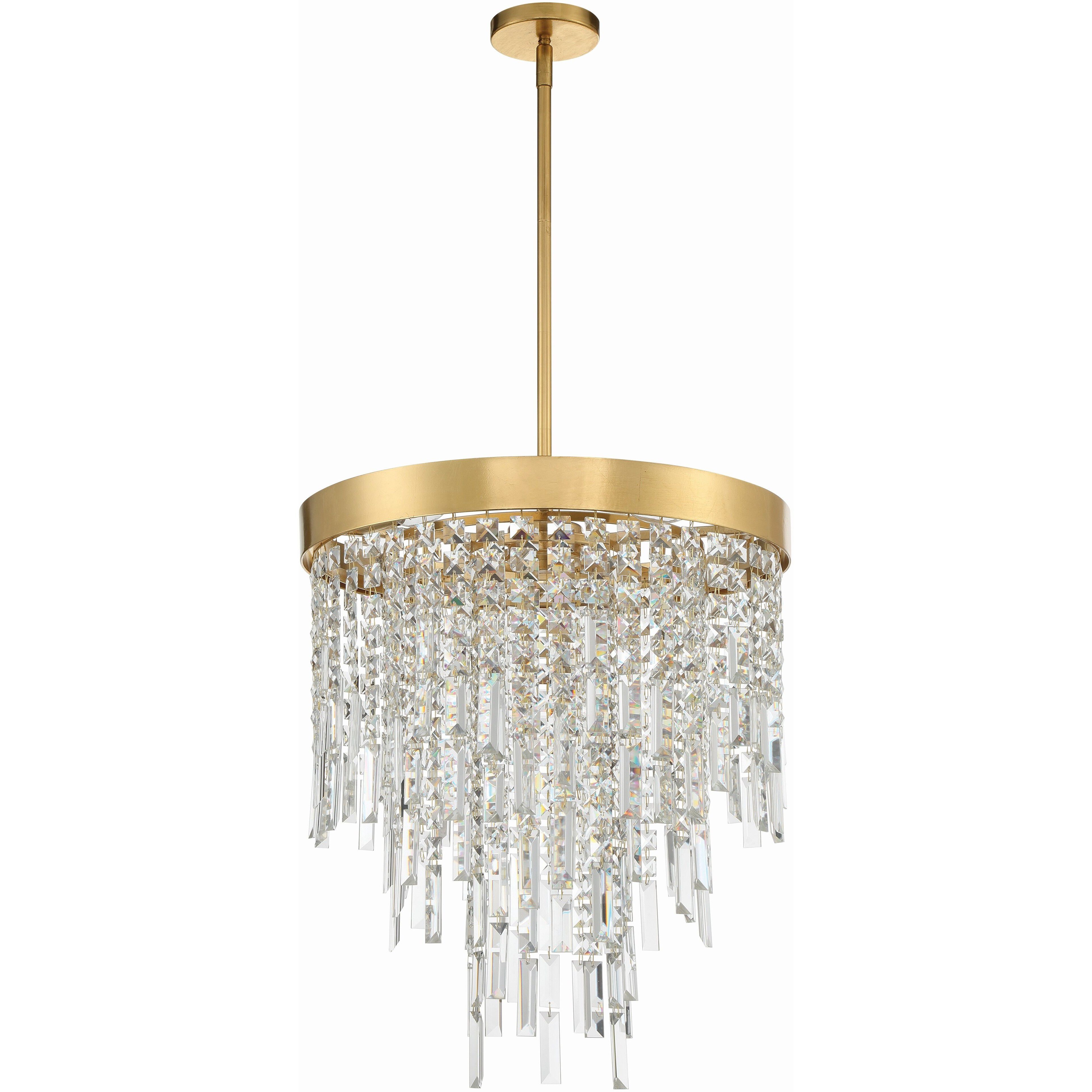 Winfield 5 Light 20 inch Antique Gold Chandelier Ceiling Light