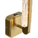 Curva LED 4.7 inch Brass Wall Light