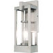 Delancey 1 Light 16 inch Brushed Nickel Outdoor Wall Lantern