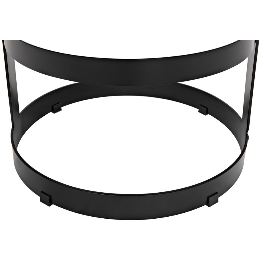 Dior 26 inch Matte Black Counter Stool