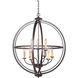Berkeley 9 Light 30 inch Espresso Foyer Light Ceiling Light, Jeremiah
